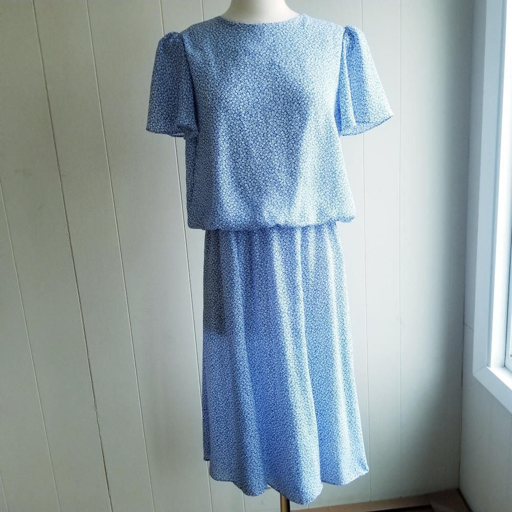 1980s Marchionde, Made in USA, Poly Secretary‎ Dres